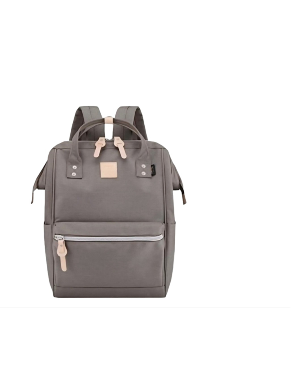Himawari Gray Laptop Backpack Wide Opening Travel Diaper Bag School Bag